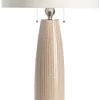 Crestview Collection Barclay Beige/White Table Lamp