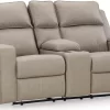 Signature Design By Ashley® Lavenhorne Reclining Loveseat With Console