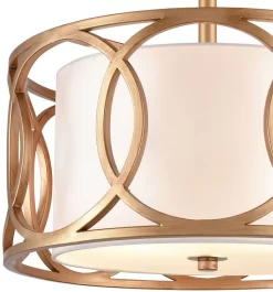 Elk Home Ringlets Matte Gold 16" Semi Flush Mount Light 7 Elk Home Ringlets Matte Gold 16" Semi Flush Mount Light -Furniture comprehensive store 83c8e7aa 3f38 4442 9711 0cd33888a4d6