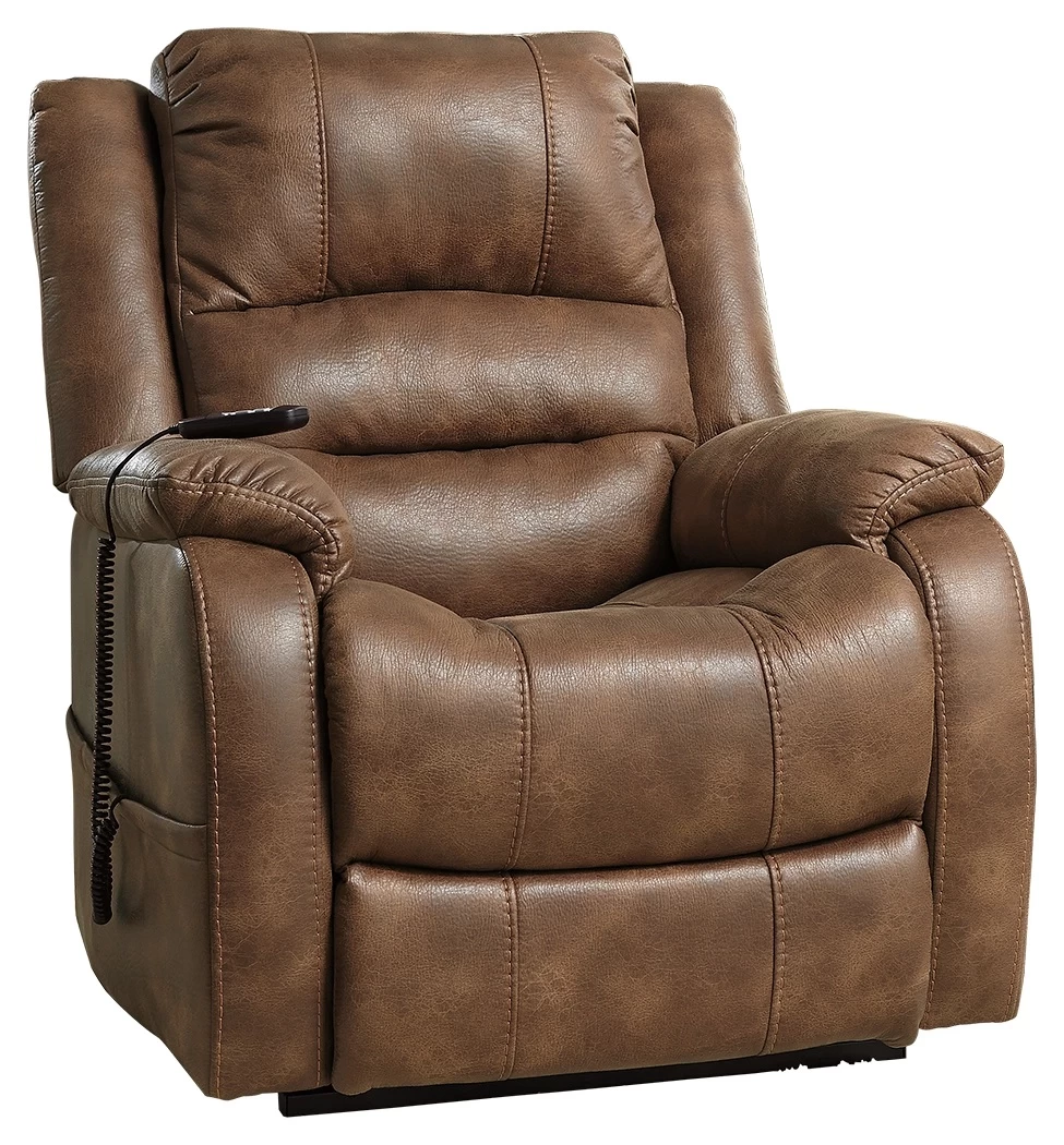 Signature Design By Ashley® Yandel Saddle Power Lift Recliner 1 Signature Design By Ashley® Yandel Saddle Power Lift Recliner