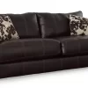 Jackson Pavia Cocoa Leather Sofa