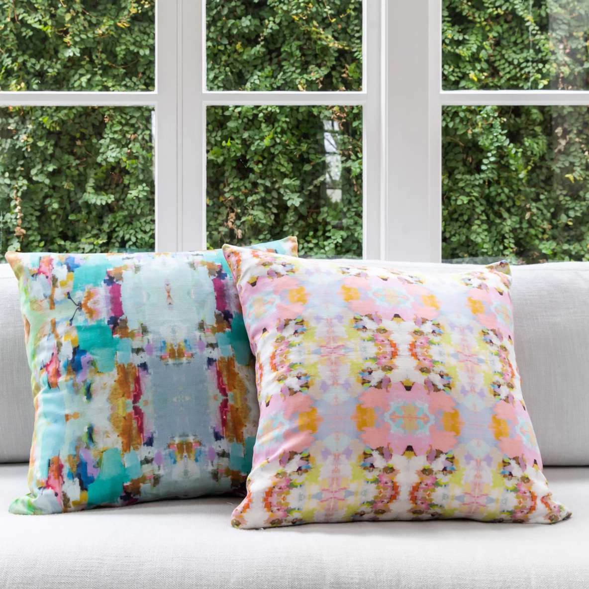 Laura Park Designs Brooks Avenue Pink 22" X 22" Throw Pillow 2 Laura Park Designs Brooks Avenue Pink 22" X 22" Throw Pillow - Image 2