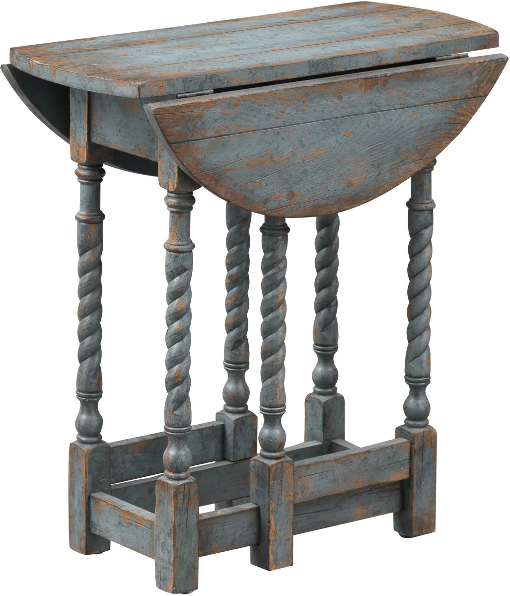Coast2Coast Home™ Whitney Roxanna Aged Blue Accent Side Table 3 Coast2Coast Home™ Whitney Roxanna Aged Blue Accent Side Table - Image 3