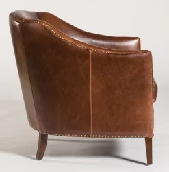 Alder & Tweed Furniture Company Madison Antique Saddle All Leather Occasional Chair 6 Alder & Tweed Furniture Company Madison Antique Saddle All Leather Occasional Chair -Furniture comprehensive store 874dc043 abb0 48f6 a6cc 9d9609199607