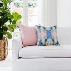 Laura Park Designs Anna Pink 22" X 22" Pillow -Furniture comprehensive store 87ed568f 9f97 413c 8cf8 b781776479a8