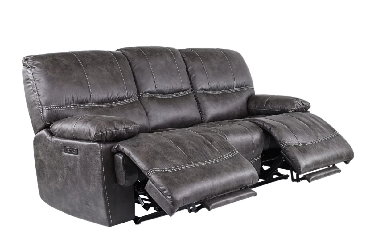 Man Wah Cowboy Granite Power Reclining Sofa 9 Man Wah Cowboy Granite Power Reclining Sofa - Image 9