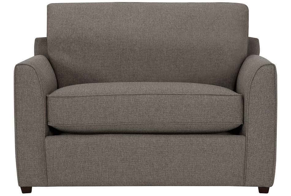 Kevin Charles Fine Upholstery® Asheville Hailey Brown Twin Sleeper Sofa 2 Kevin Charles Fine Upholstery® Asheville Hailey Brown Twin Sleeper Sofa - Image 2
