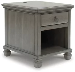 Signature Design By Ashley® Lexorne Gray End Table