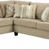 Signature Design By Ashley® Dovemont 2-Piece Putty Right-Arm Facing Sectional With Chaise