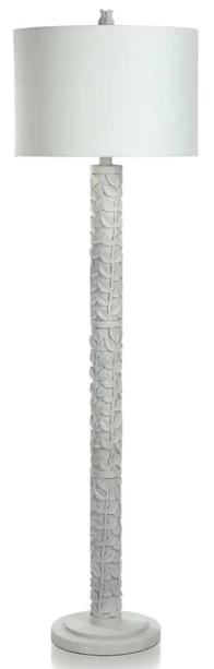 Stylecraft White Floor Lamp
