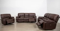 Man Wah Brown Leather Power Reclining Sofa -Furniture comprehensive store 8b8e842d 2344 4376 8362 3dc02f6ed9d2 scaled