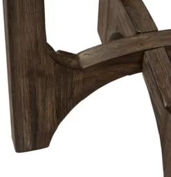 Liberty Cascade Wire Brush Rustic Brown Side Table -Furniture comprehensive store 8ba6eec8 8f57 41d4 b27d 4700839e43ba