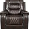 Vogue Furniture Dark Chocolate Manual Recliner