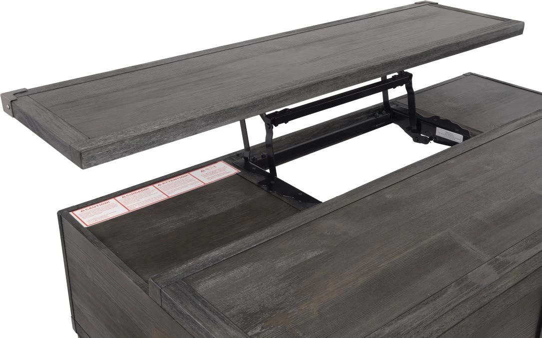 Signature Design By Ashley® Todoe Dark Gray Lift Top Coffee Table 8 Signature Design By Ashley® Todoe Dark Gray Lift Top Coffee Table - Image 8