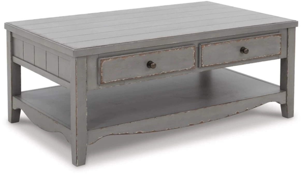 Signature Design By Ashley® Charina Antique Gray Coffee Table 1 Signature Design By Ashley® Charina Antique Gray Coffee Table