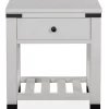 Magnussen Home® Harper Springs Silo White Shelf End Table