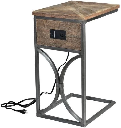 Crestview Collection Bengal Manor Brown/Gray C Side Table 2 Crestview Collection Bengal Manor Brown/Gray C Side Table - Image 2