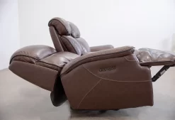 Man Wah Walnut Leather Power Reclining Console Loveseat 16 Man Wah Walnut Leather Power Reclining Console Loveseat -Furniture comprehensive store 90cef667 b2a7 42b9 a4ce 832915e3f89e