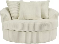 Signature Design By Ashley® Lindyn Ivory Oversized Swivel Accent Chair 8 Signature Design By Ashley® Lindyn Ivory Oversized Swivel Accent Chair -Furniture comprehensive store 92dee58d 39df 4435 b733 9999b1fae0cd