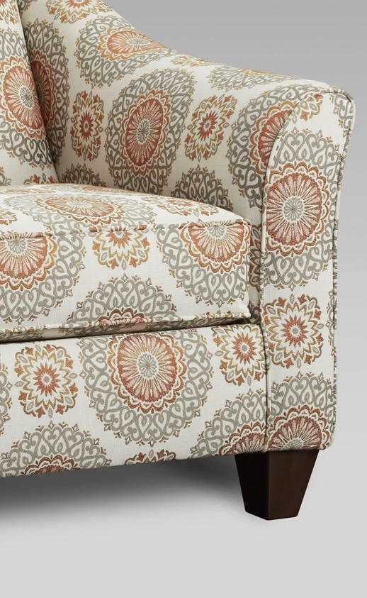 Affordable Furniture Brianne Marmalade Accent Chair 2 Affordable Furniture Brianne Marmalade Accent Chair - Image 2