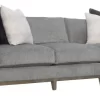 Bernhardt Noel Plush Gray Sofa