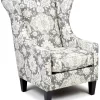 Chairs Of America Belmont Metal Accent Wing Chair