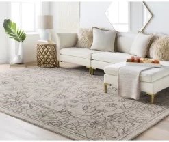 Surya Vogel Light Gray/White Lamp -Furniture comprehensive store 95a4d3f5 7b1f 4ab1 819b 545d867eea8a