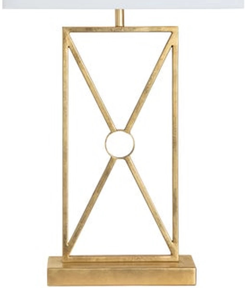 Crestview Collection Nicholas Gold Leaf Table Lamp 2 Crestview Collection Nicholas Gold Leaf Table Lamp - Image 2