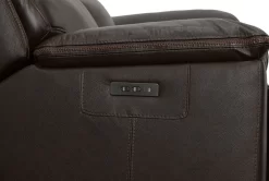 Flexsteel® Jackson Dark Brown Power Reclining Loveseat With Power Headrests -Furniture comprehensive store 97a755f1 a962 4f8a b174 1392c009ffd5