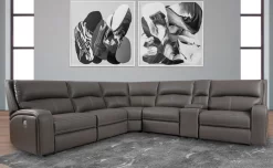 Parker House® Polaris 6-Piece Haze Power Sectional Set -Furniture comprehensive store 9803f1e5 a039 416f a95e b5c8e1584690