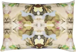 Laura Park Designs Birds Of A Feather Multi-Colored 14"x20" Lumbar Pillow