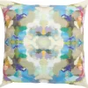 Laura Park Designs Indigo Girl Blue 22" X 22" Throw Pillow
