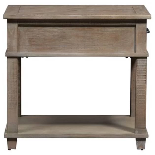 Liberty Parkland Falls Weathered Taupe Rectangular End Table 4 Liberty Parkland Falls Weathered Taupe Rectangular End Table - Image 4