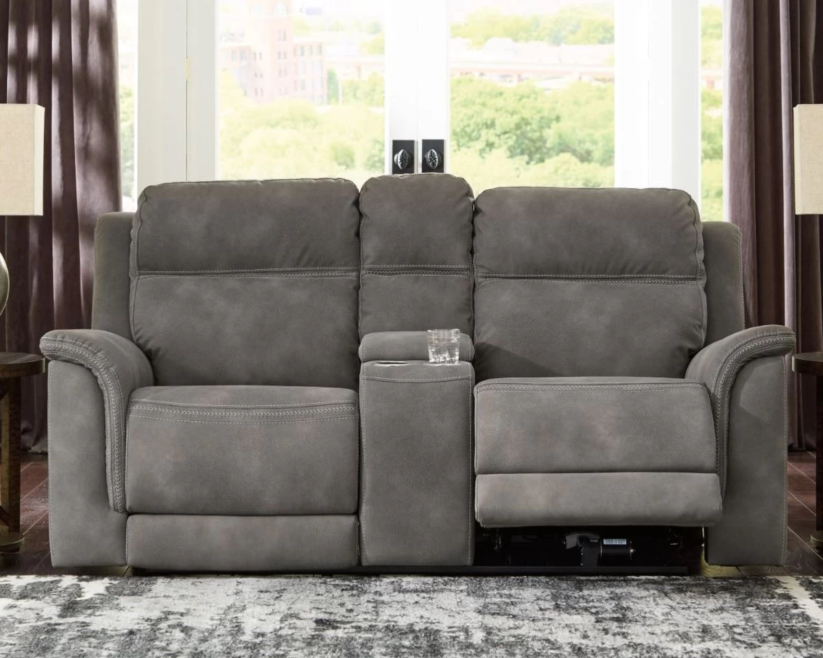 Signature Design By Ashley® Next-Gen DuraPella Slate Power Recline Loveseat 10 Signature Design By Ashley® Next-Gen DuraPella Slate Power Recline Loveseat - Image 10