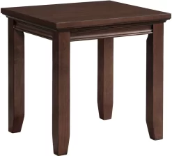 Elements International Chatham Cherry End Table