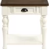 Steve Silver Co.® Joanna Ivory/Mocha End Table