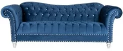 New Classic® Home Furnishings Tiana Blue Sofa