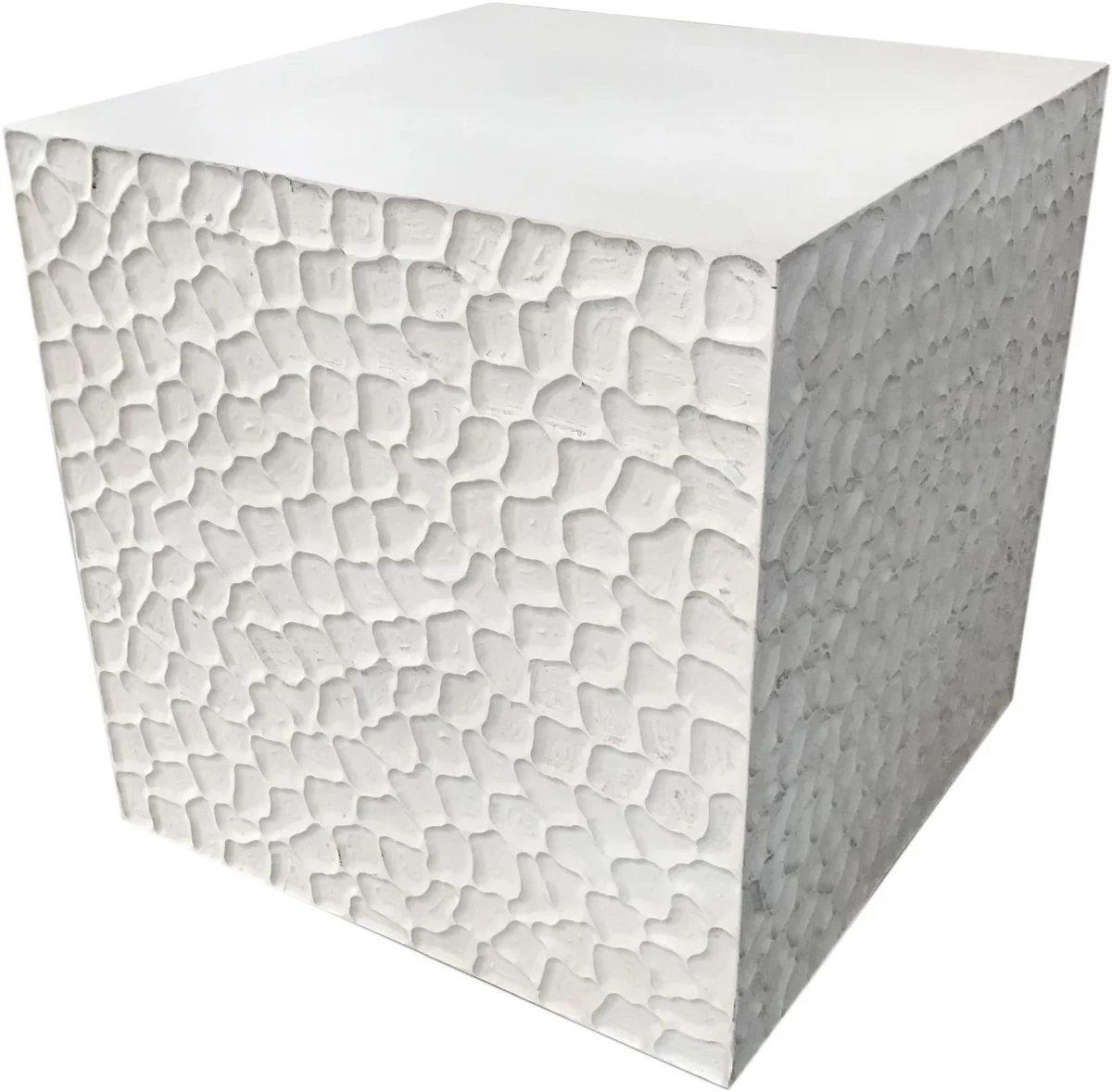 Crestview Collection Malibu White End Table 1 Crestview Collection Malibu White End Table