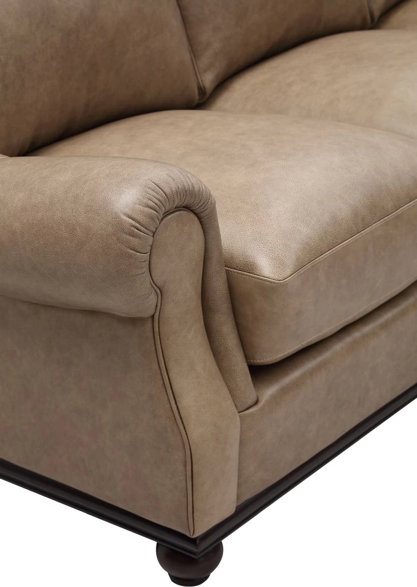 Leather Italia™ Georgetowne Tilton Beige Sofa 4 Leather Italia™ Georgetowne Tilton Beige Sofa - Image 4