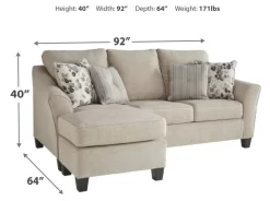 Benchcraft® Abney Driftwood Sofa Chaise 9 Benchcraft® Abney Driftwood Sofa Chaise -Furniture comprehensive store 9c738f00 85fb 4efe a9d5 0257203bca6f