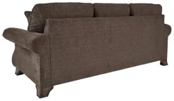 Benchcraft® Miltonwood Teak Queen Sofa Sleeper -Furniture comprehensive store 9cb87612 31d5 44f4 8883 0e72c1f7791a