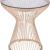 Elements International Lavinia Gold End Table