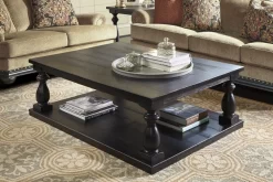 Signature Design By Ashley® Mallacar Black Coffee Table -Furniture comprehensive store 9d7a42b1 46d3 47ee 8cfd 9ac8511ec601