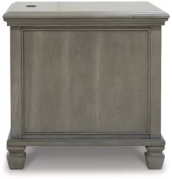 Signature Design By Ashley® Lexorne Gray End Table -Furniture comprehensive store 9e4ab543 3de1 4203 9d25 f7b7d46a4d61