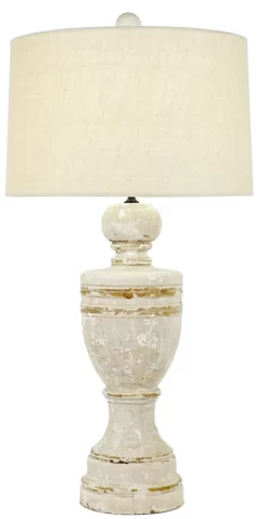 Zeugma Imports® Gray/Tan Table Lamp