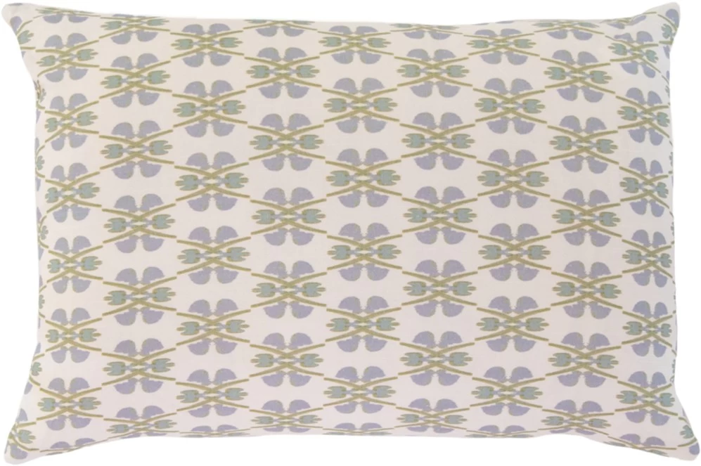 Laura Park Designs Clover Sky 14" X 20" Lumbar Pillow 1 Laura Park Designs Clover Sky 14" X 20" Lumbar Pillow