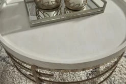 Signature Design By Ashley® Montiflyn White/Gold Coffee Table -Furniture comprehensive store a1730c23 61ed 4acd 87b5 48bd81955474