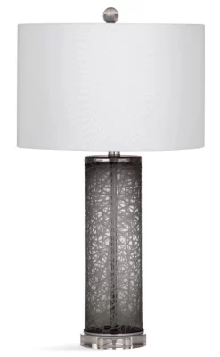 Bassett Mirror Danbury Smoked Table Lamp