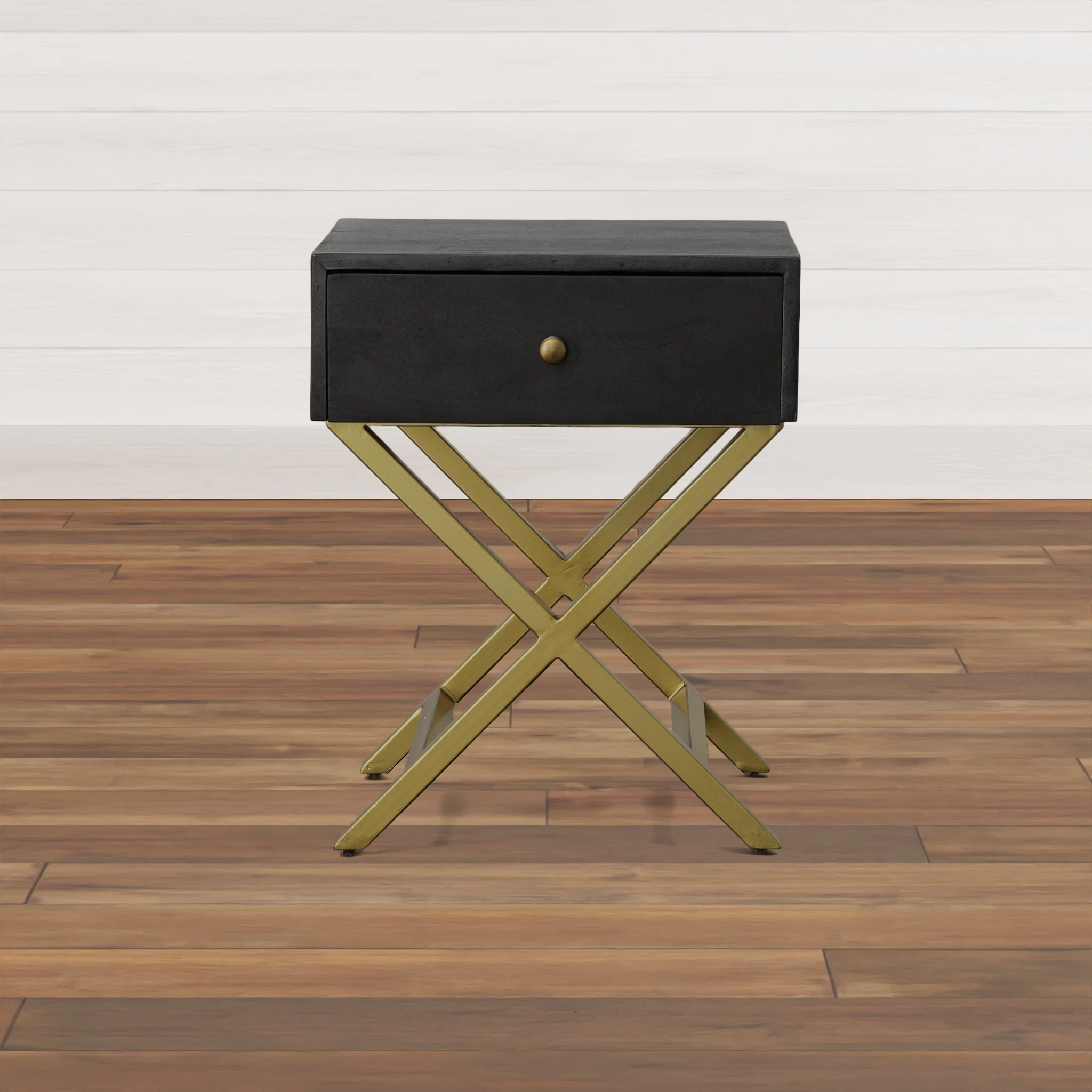 Pulaski Black/Gold End Table 4 Pulaski Black/Gold End Table - Image 4