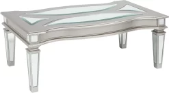 Signature Design By Ashley® Tessani Silver Rectangular Coffee Table
